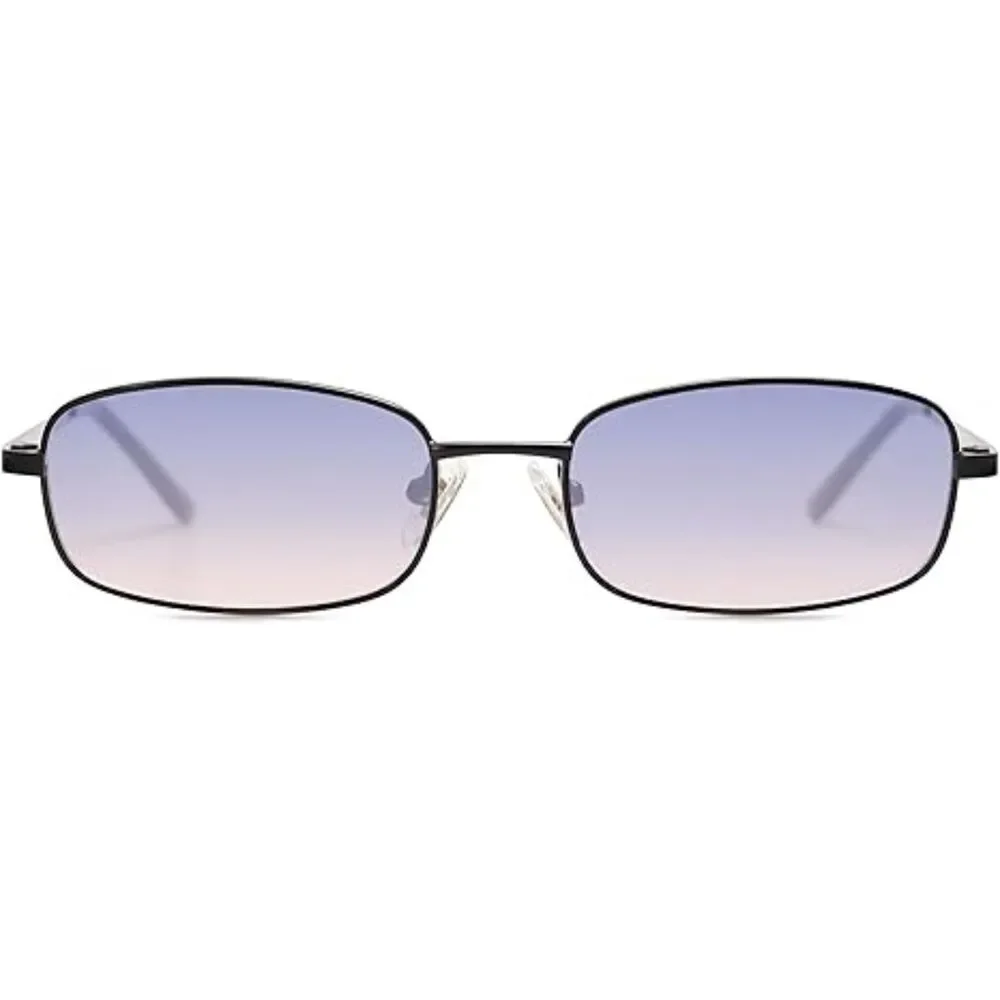 Trendy Small Y2K Rectangle Sunglasses for Women and Men Retro SJ1187